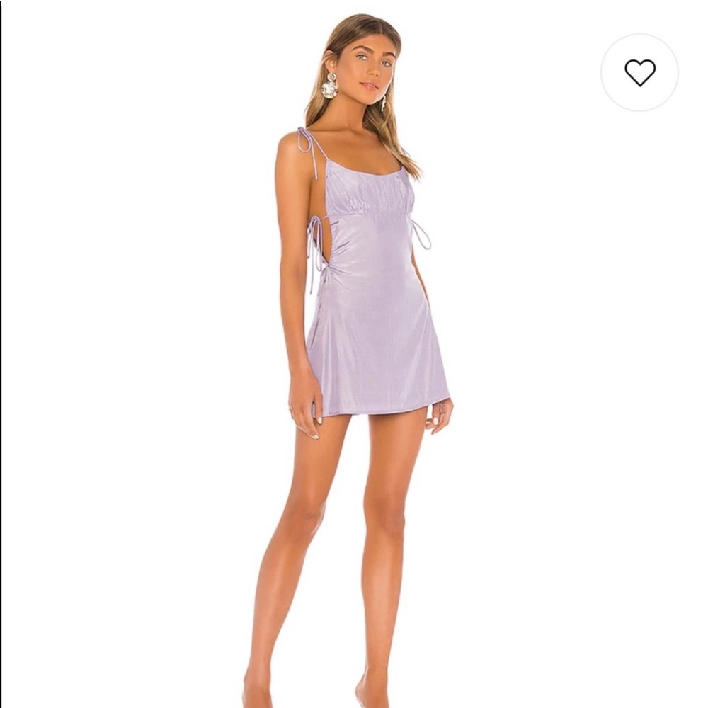 Lavender Superdown Tanea Mini Dress